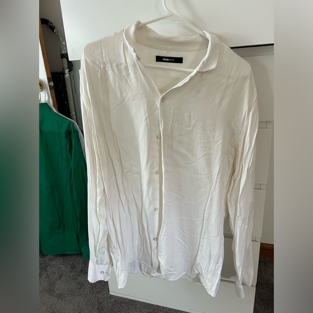 Soft long sleeve button down